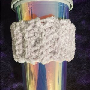 Plush Pale Lilac Eco-friendly Cup Sleeve